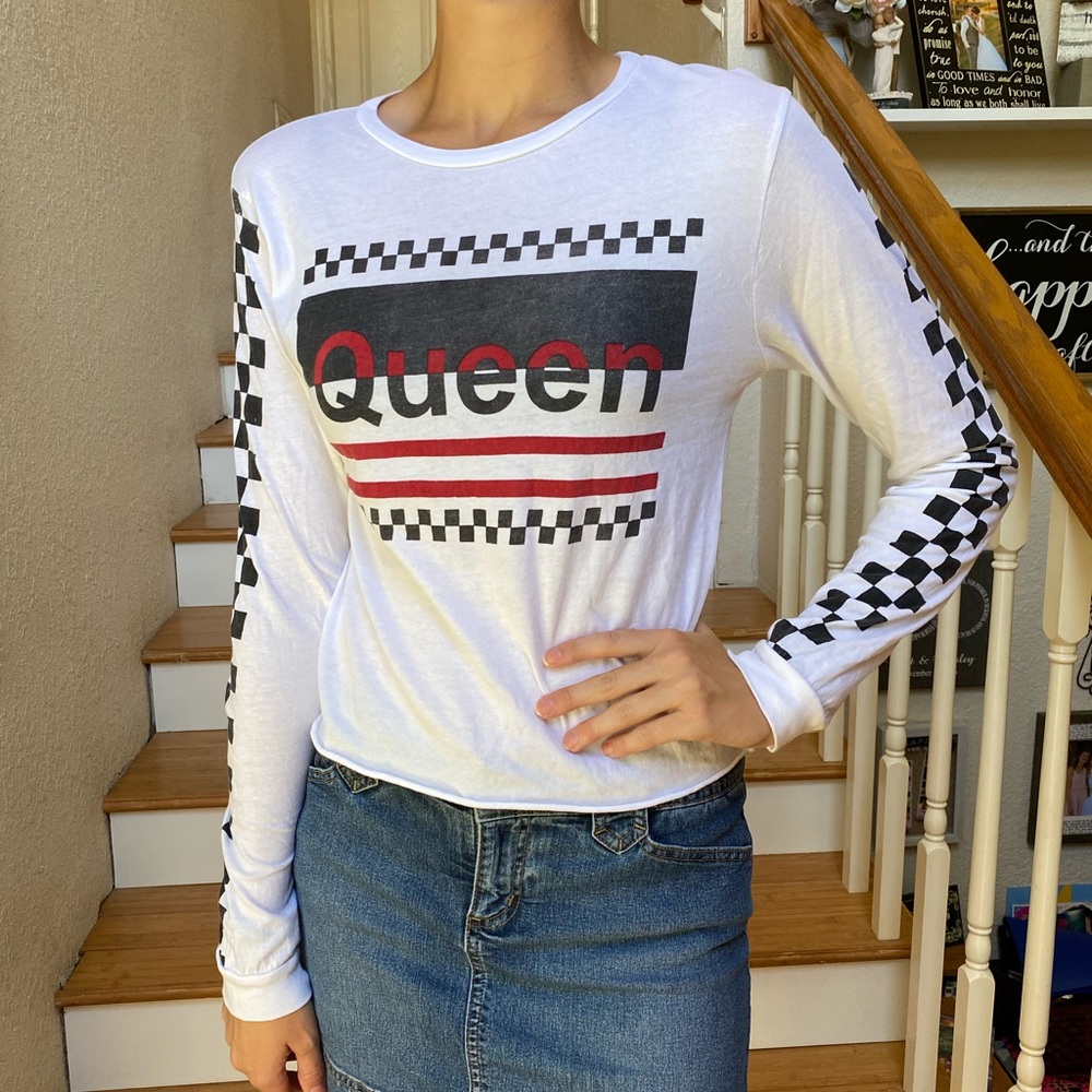 🌟Cropped long sleeve tee